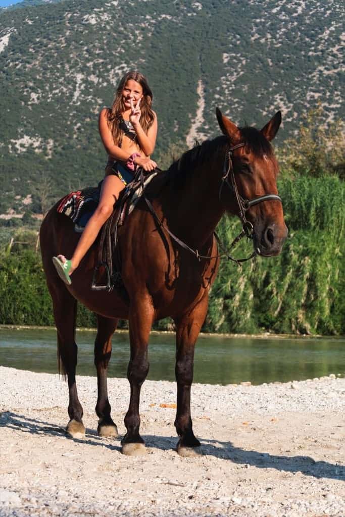 Horse riding near Acheron River